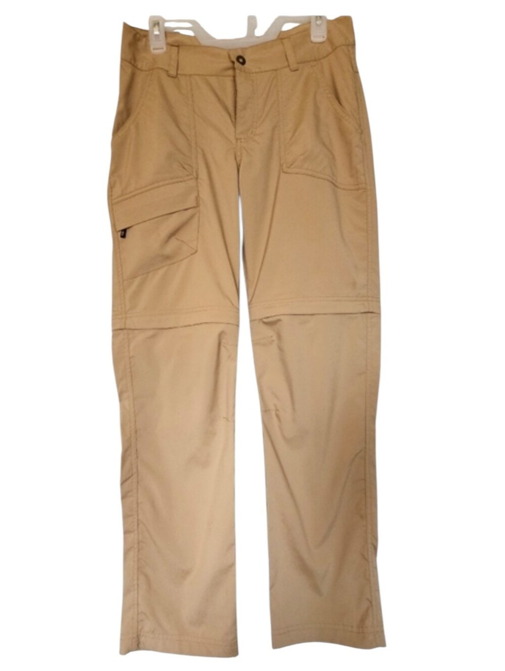 Columbia Omni Shield Convertible Trail Khaki Tan Pants Women's Size 8